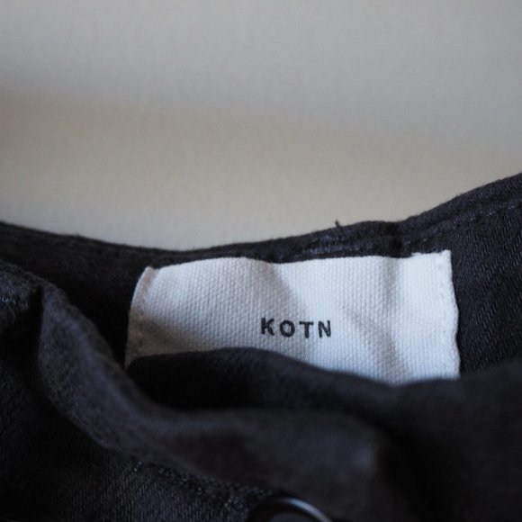 Kotn charcoal high-waist trousers - Picture 5 of 5